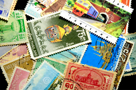明信片 邮票和寄件服务